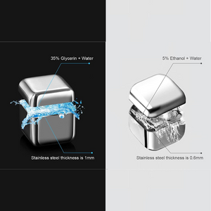 Homezo™ Stainless Steel Ice Cubes