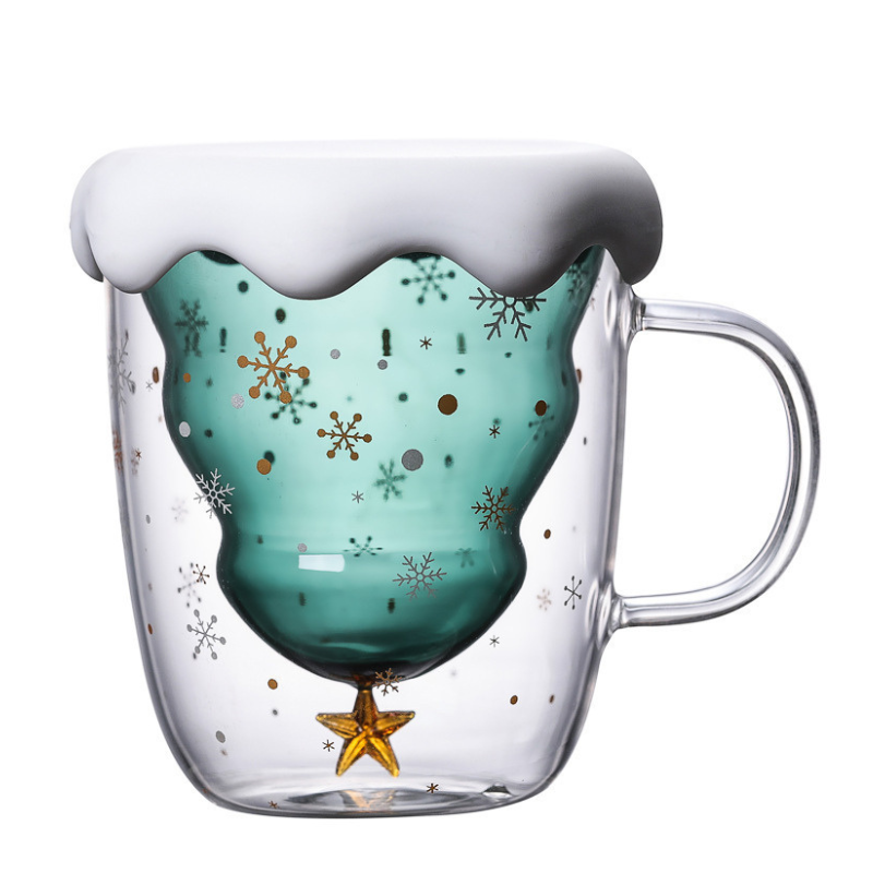 Homezo™ Christmas Tree Glass Mug