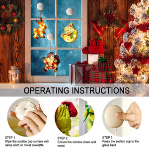 Homezo™ Christmas Window Decoration Lights (Buy 2 Get 1 FREE)