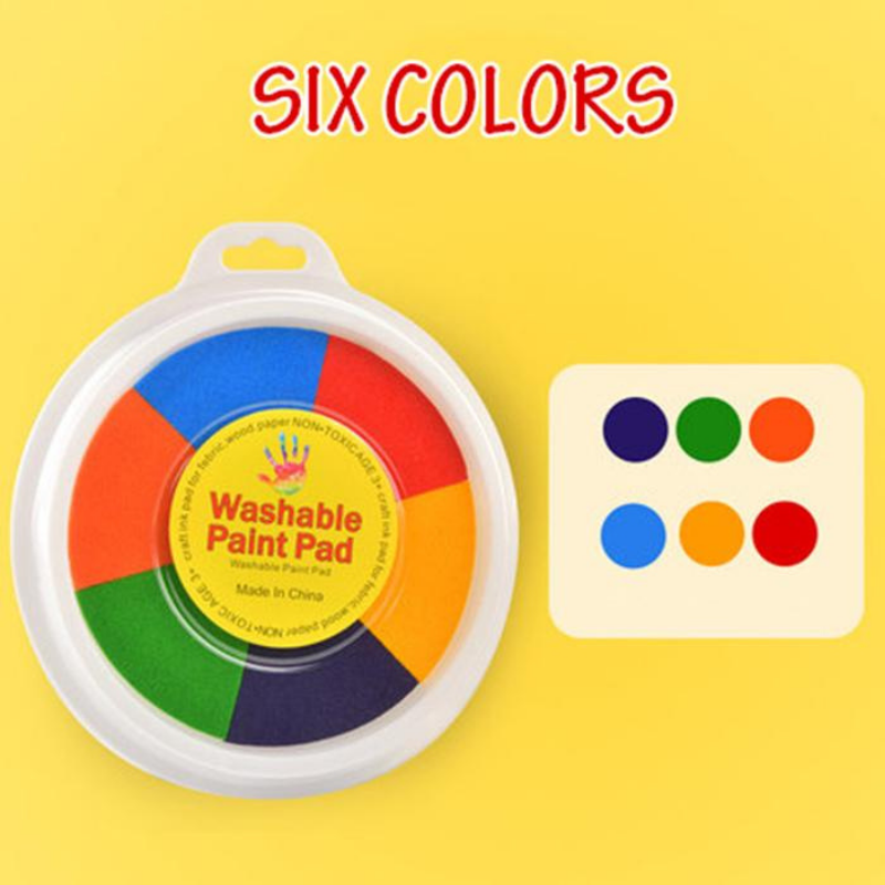 Finger Paint For Toddlers Non-Toxic Washable, Finger Painting For Toddlers  1-3, 6 Bright Colors Painting for Kids DIY Crafts Painting, School Painting