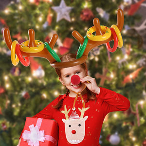 Inflatable Reindeer Ring Toss Game