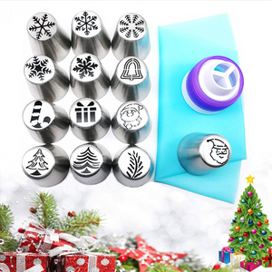 Homezo™ 15 Pcs Christmas Piping Nozzles Set