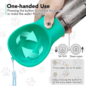 Homezo™ 4-in-1 Pet Water Bottle