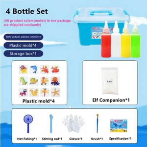 Supply New magic water elf DIY crystal spirit water elf mold sea baby  material puzzle toys