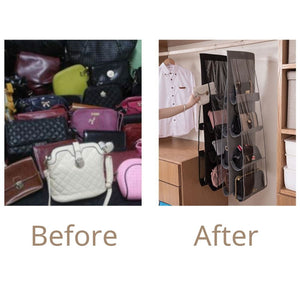 Wardrobe Hanging Handbag Organizer Storage Bag