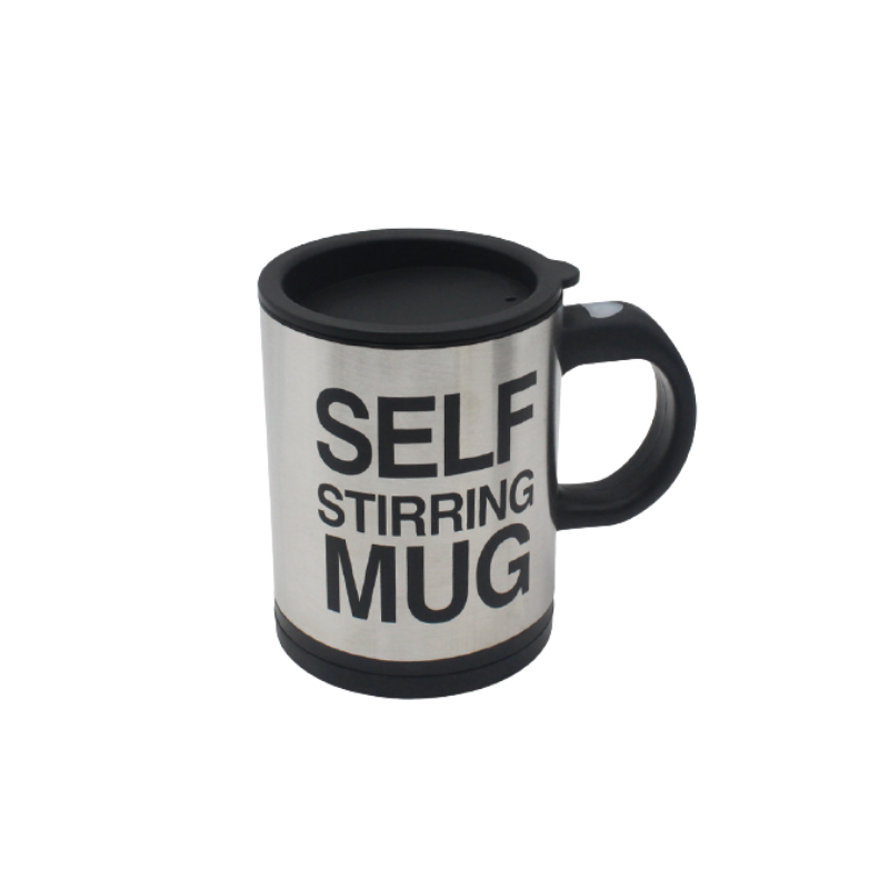 Self- Stirring Mug - Black & Silver, Shop Today. Get it Tomorrow!