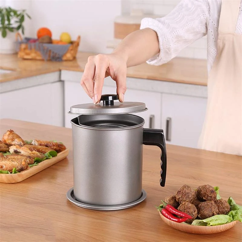 Homezo™ Stainless Steel Oil Filter Pot