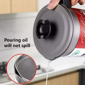 Homezo™ Stainless Steel Oil Filter Pot